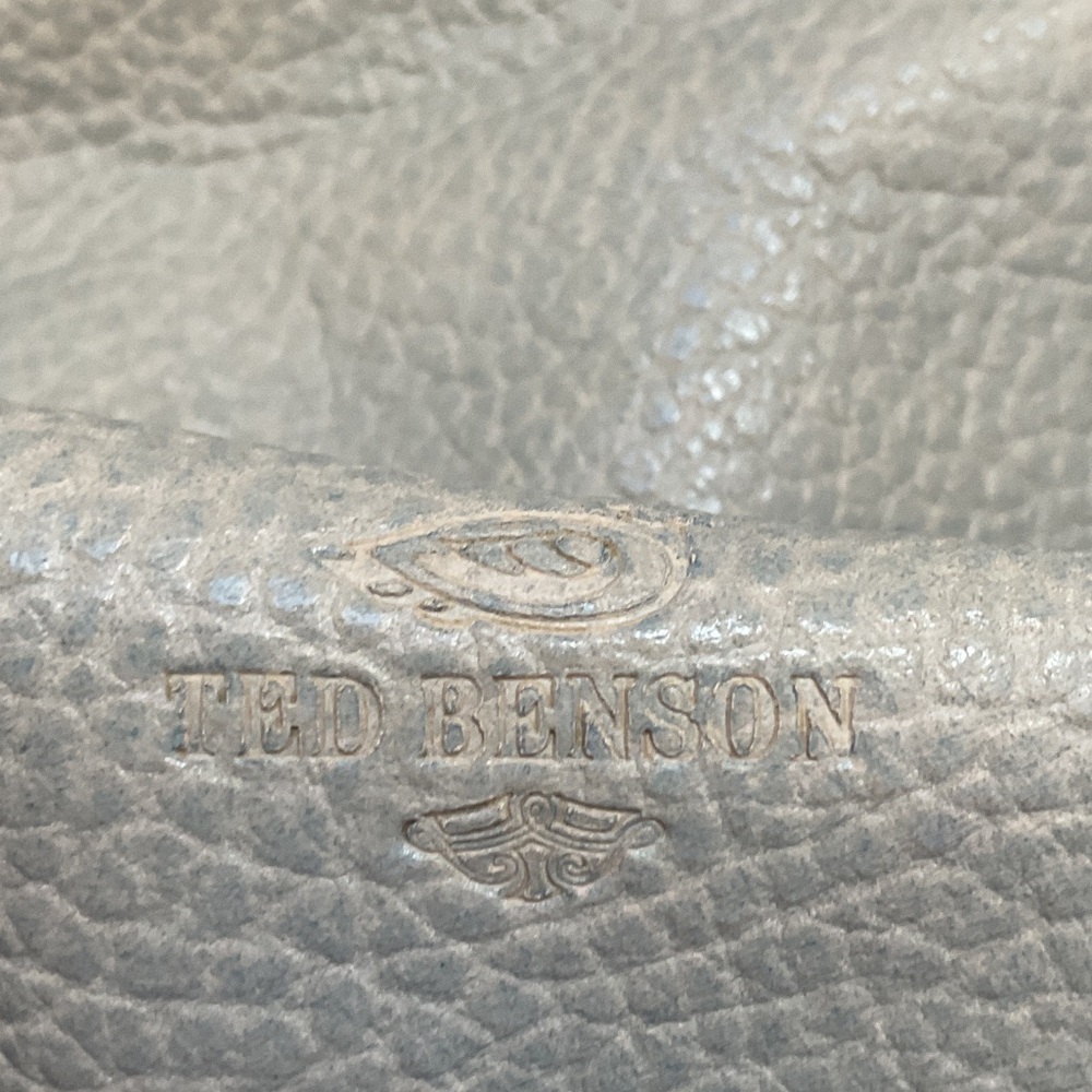 Ted Benson Leather Hobo Bag Gray Large - Picture 14 of 14